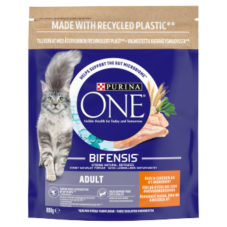 4 x Purina One Adult Cat Chicken  - 800GM