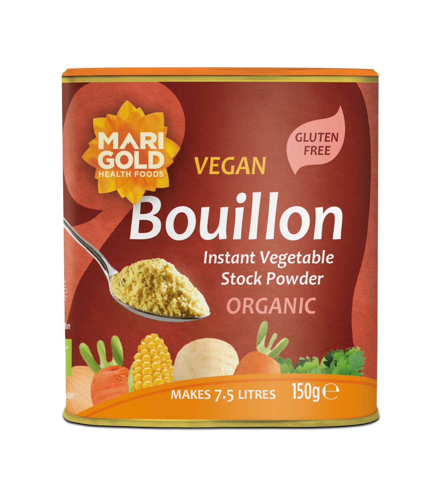 Marigold Organic Veg Bouillon Red - 150g