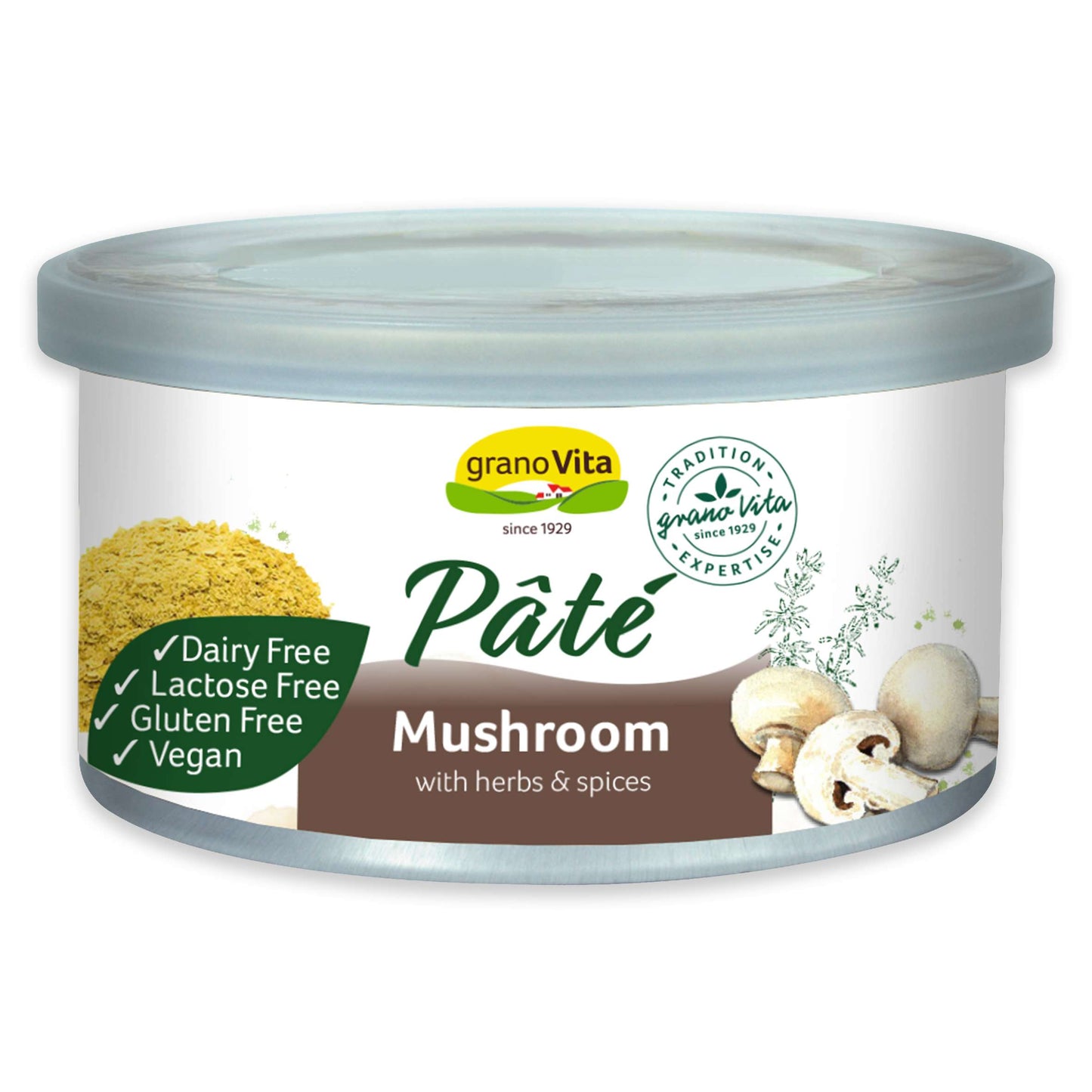 Granovita Mushroom Pate Tin - 125g