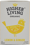 4 x Higher Living Lemon & Ginger - 15g
