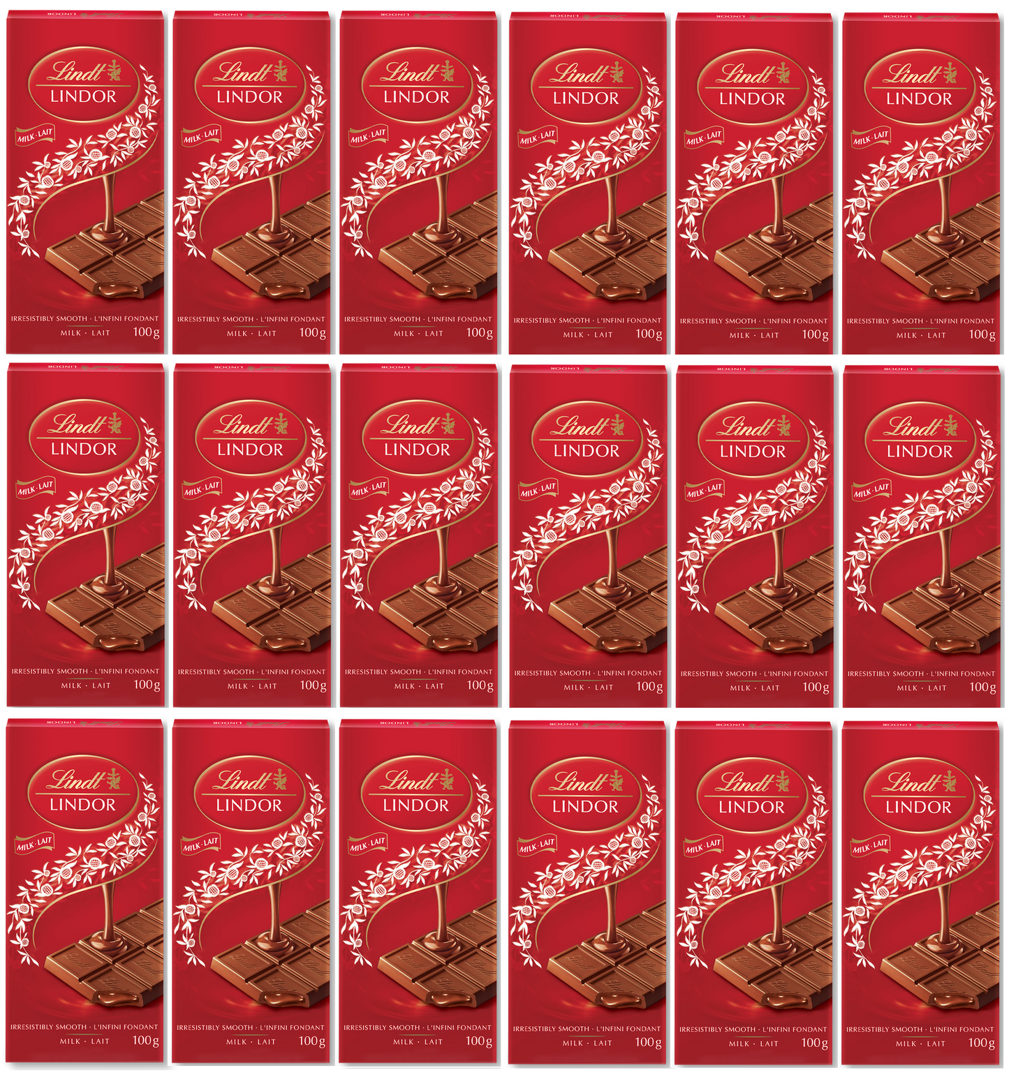 18 x Lindor Tablet Milk - 100GM