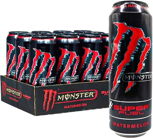 12 x Monster Super Fuel Watermelon 568Ml