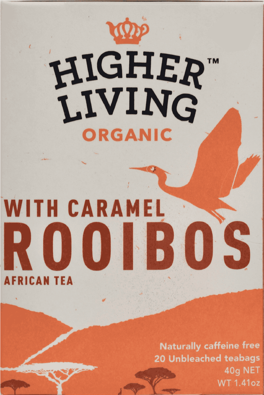 4 x Higher Living Rooibos With Caramel - 20g