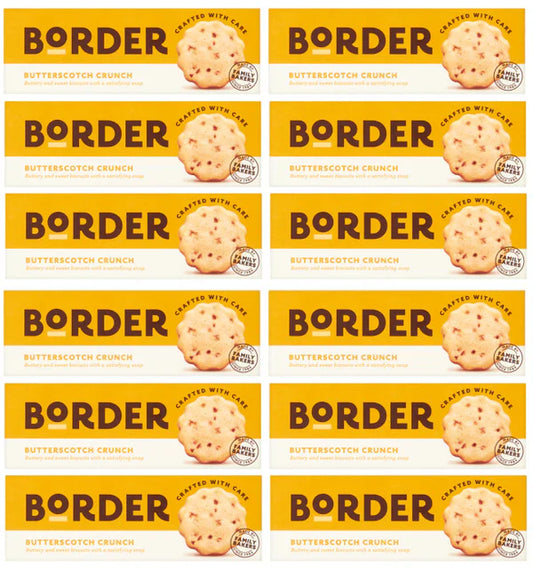 12 x Border Butterscotch Crunch 135G