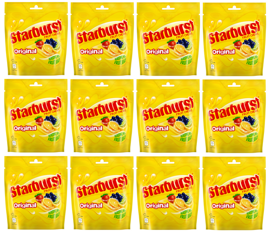 12 X Starburst Original Fruits Pouch 138Gm