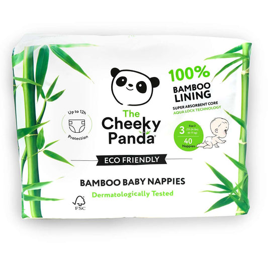 The Cheeky Panda Nappies Size 3 - 38pc
