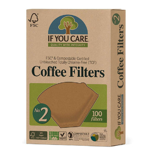 If You Care FSC Cert Unbleached Coffee Filters No.2 - 1pc
