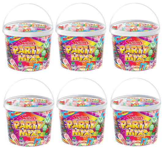 6 x Swizzels Party Mix Tub - 785GM