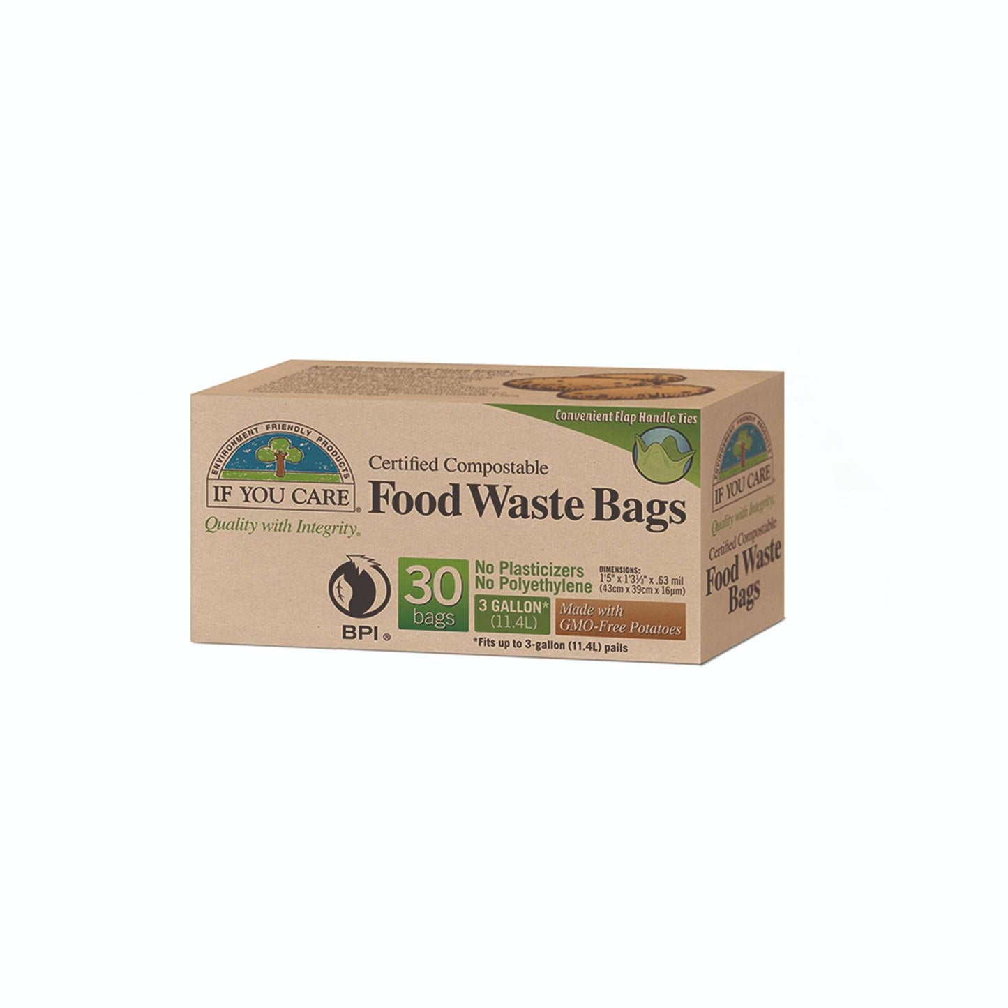 If You Care Cert Compostable Food Waste Bags - 11ltr