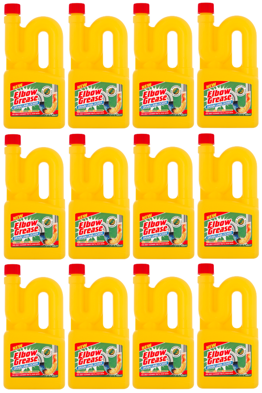 12 x Elbow Grease Drain Unblocker - 750Ml