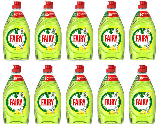 10 x Fairy Liquid Lemon - 320Ml