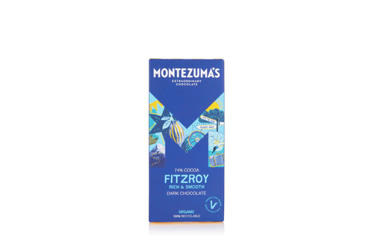 12 x Montezuma FitzRoy - Dark 74% - 90g