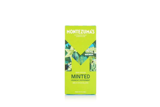 12 x Montezuma Minted - Milk with Crunchy Peppermint - 90g
