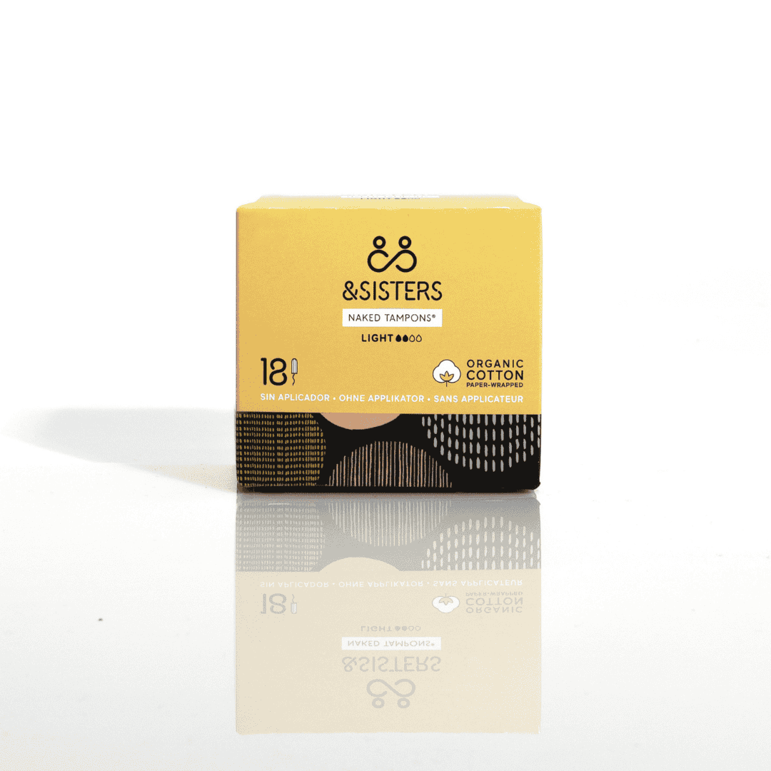 &Sisters Light Non-Applicator Tampons - 18pc