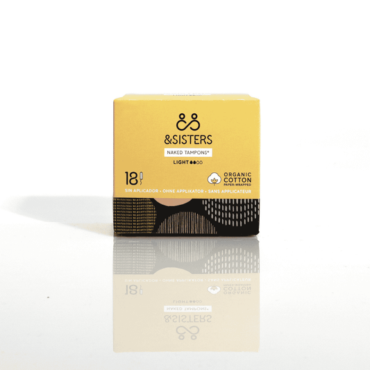 &Sisters Light Non-Applicator Tampons - 18pc