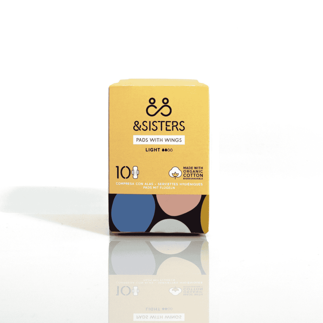 &Sisters Light Organic Pads with Wings - 1pc