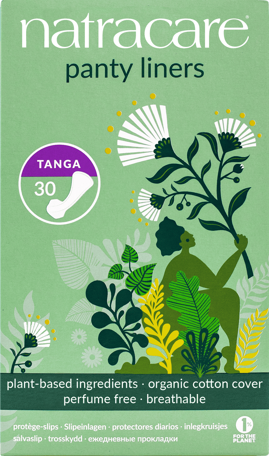 Natracare Panty Liners - Tanga - 30pc