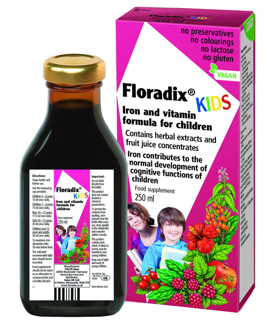 Floradix Kids Iron and Vitamin Formula - 250ml