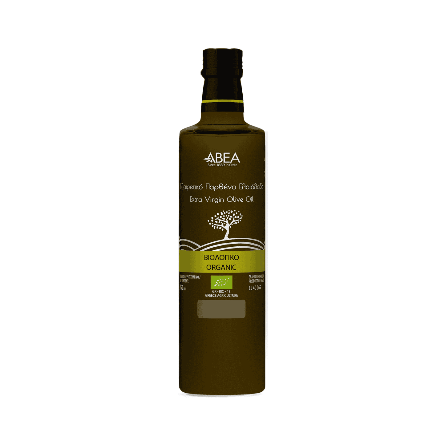 Abea Organic Ex Virgin Olive Oil - 750ml