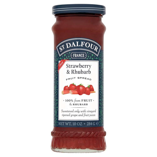 St Dalfour Strawberry & Rhubarb Spread - 284g