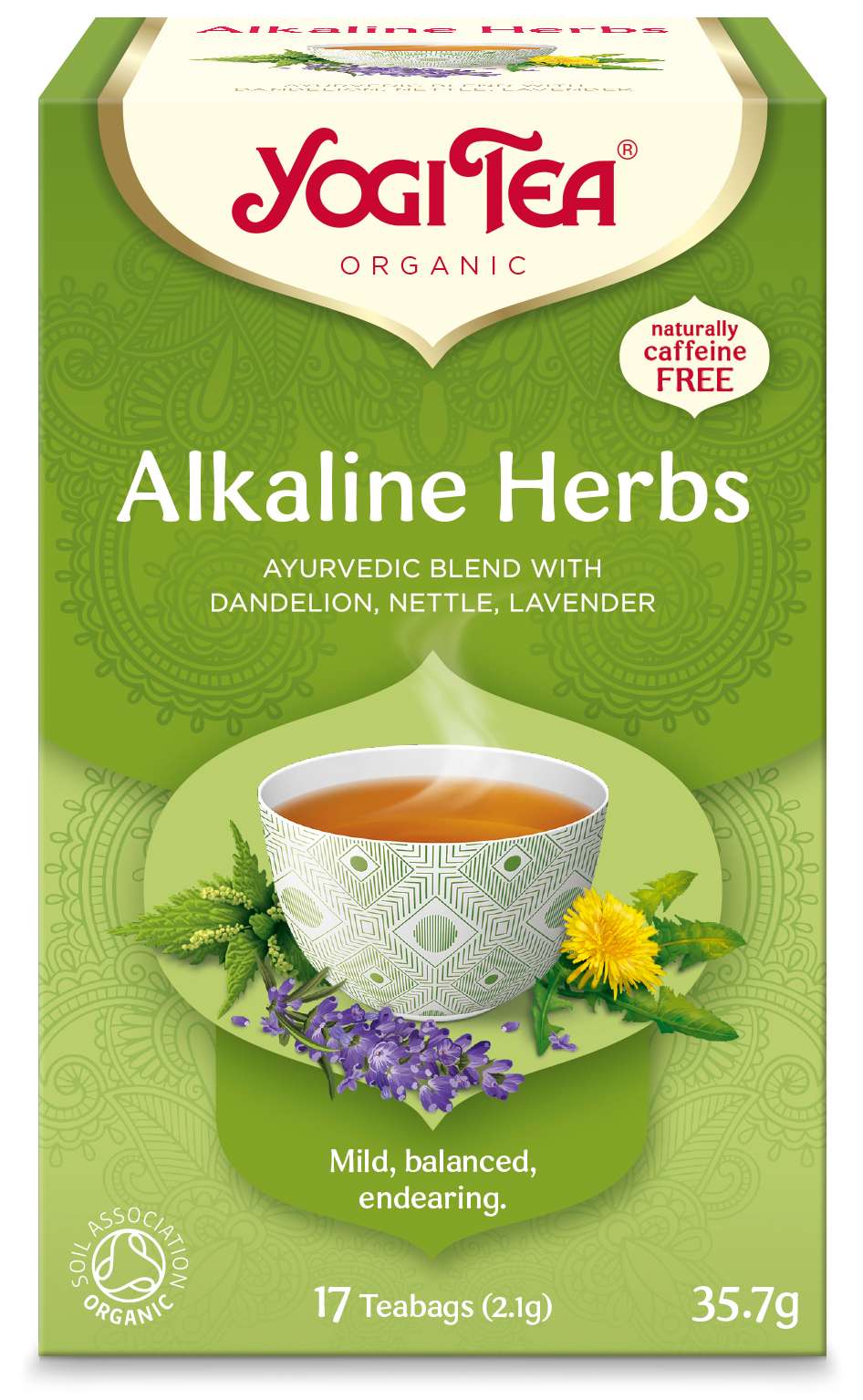 Yogi Tea Alkaline Herbs Org - 17bags
