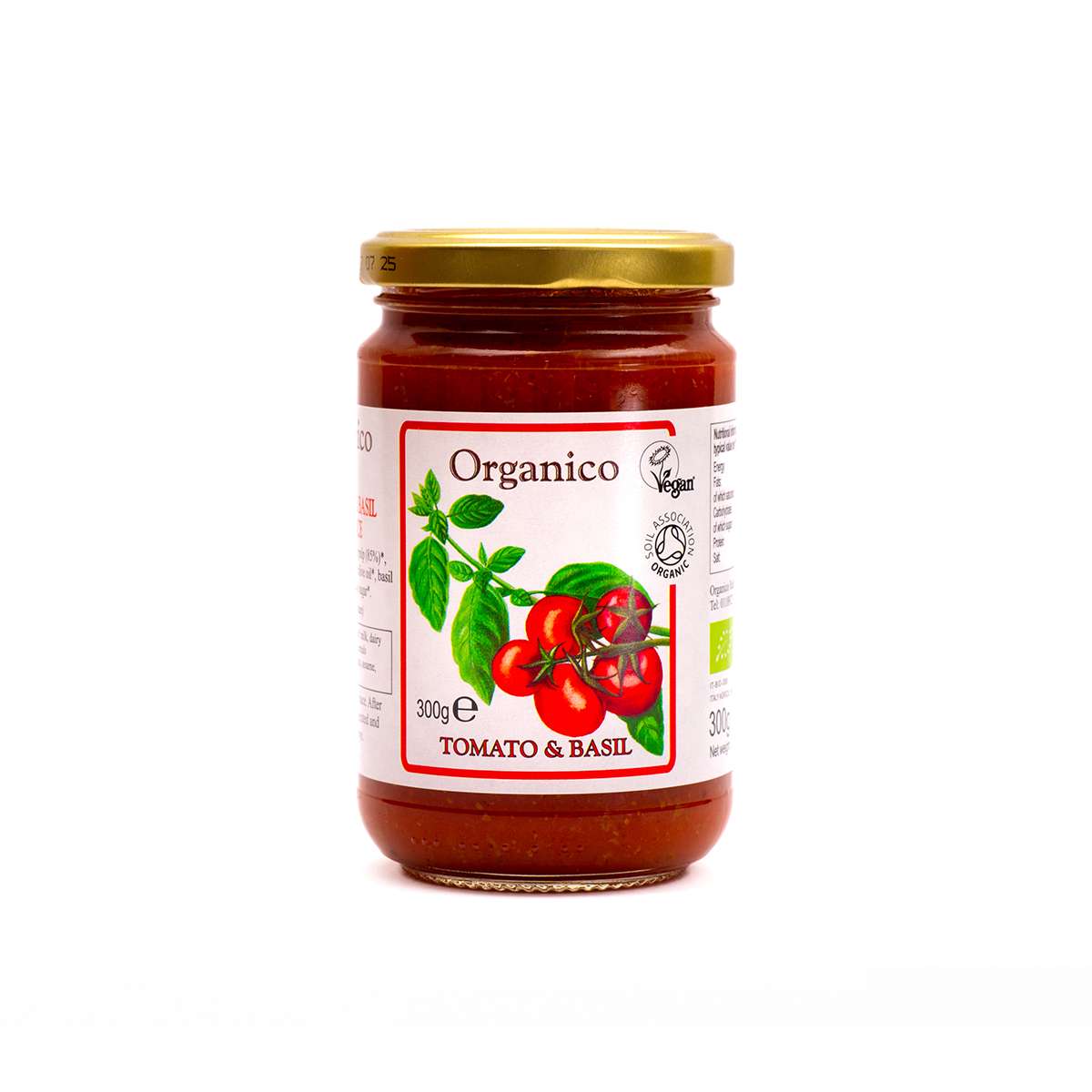 Organico Org Tuscan tomato & basil sauce - 340g