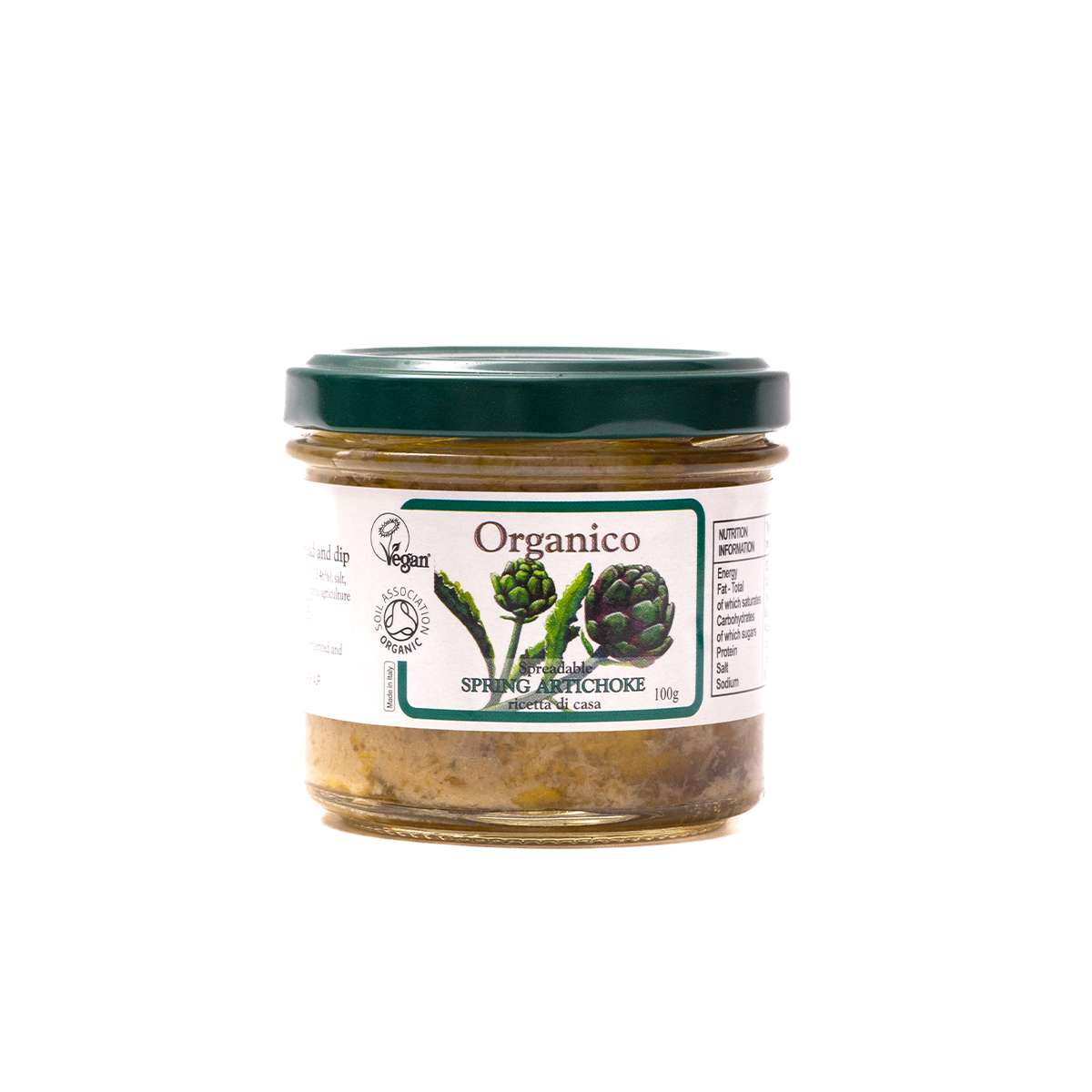 Organico Org spring artichoke spread & dip - 100g