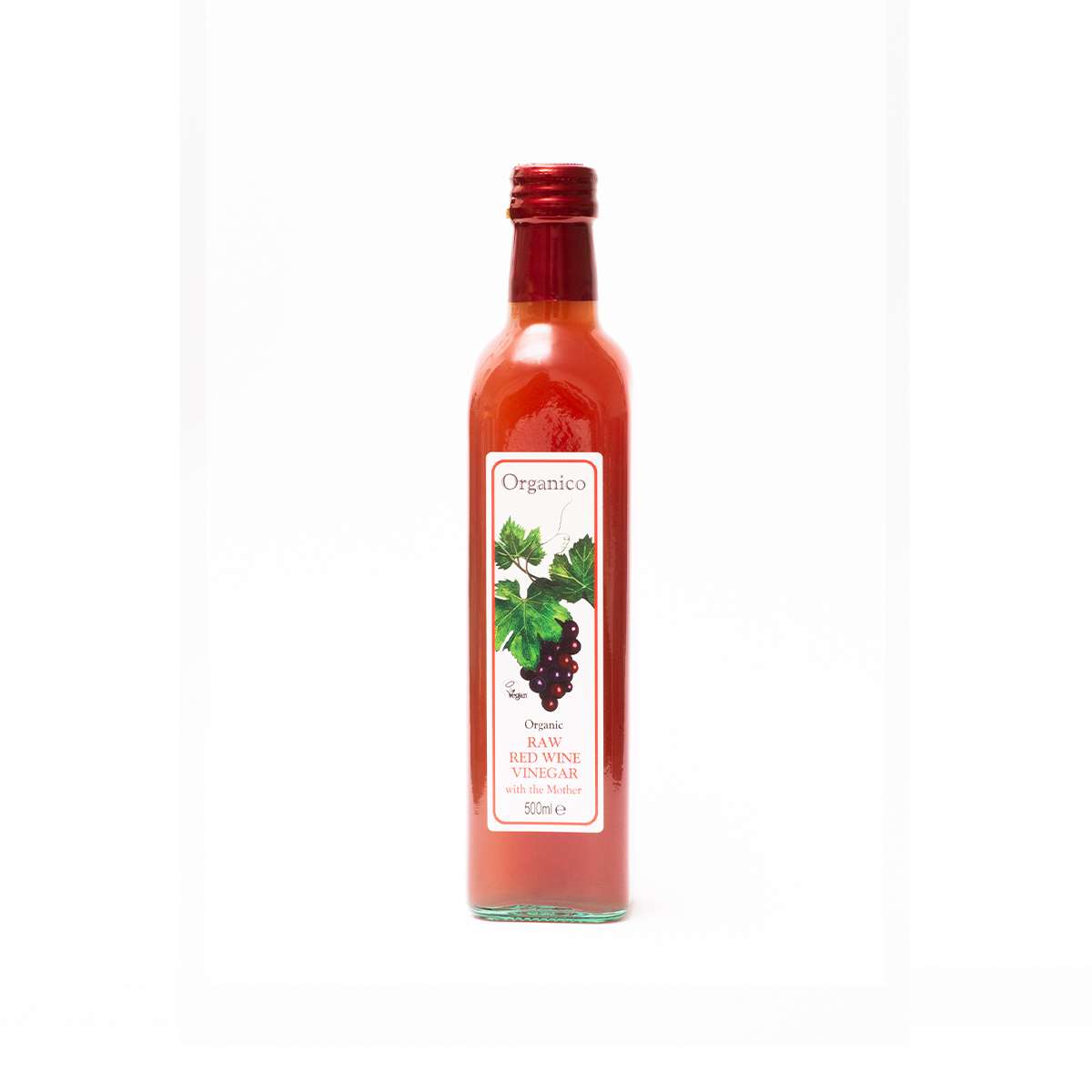 Organico organic raw red wine vinegar - 500ml