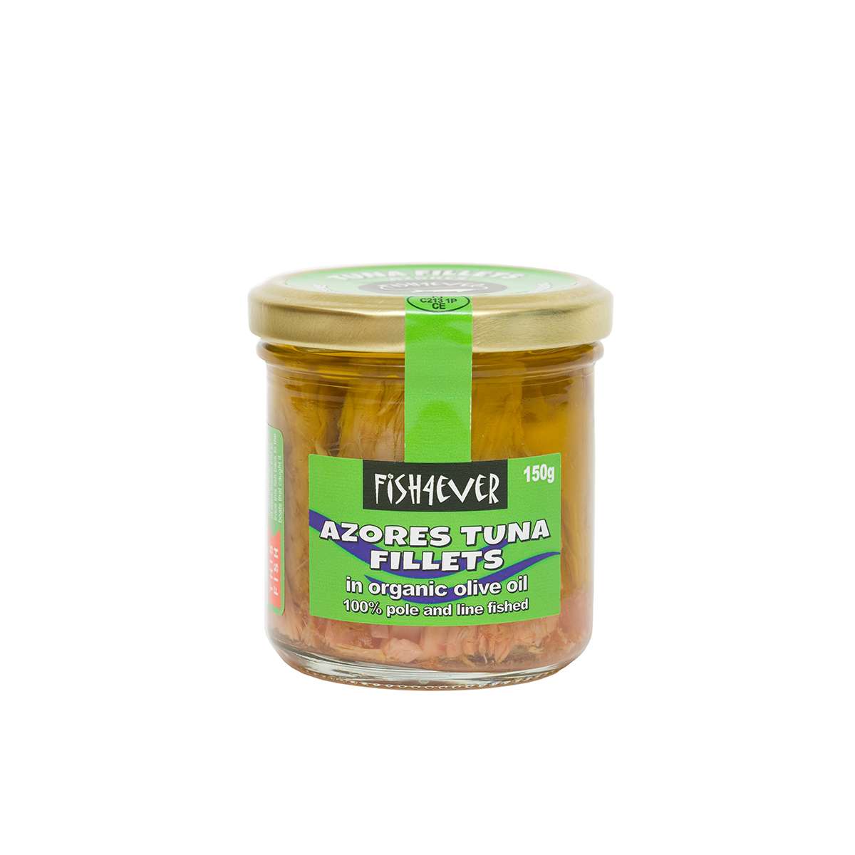 Fish4ever Azores tuna fillets in org olive oil - 150g