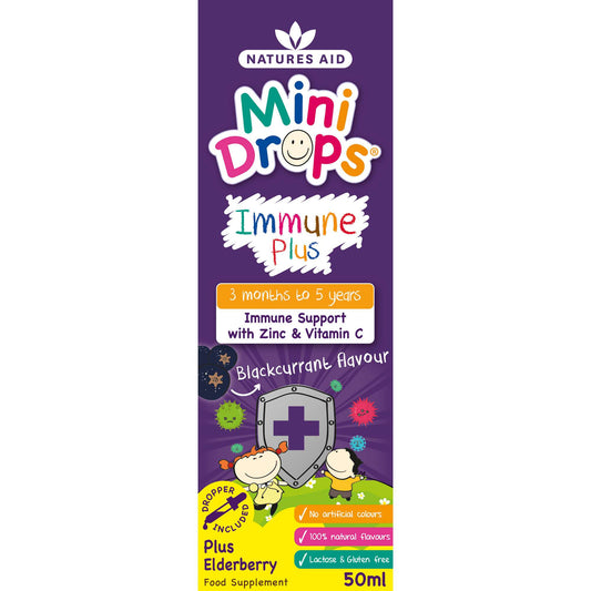 Natures Aid Mini Drops Immune Plus - 50ml