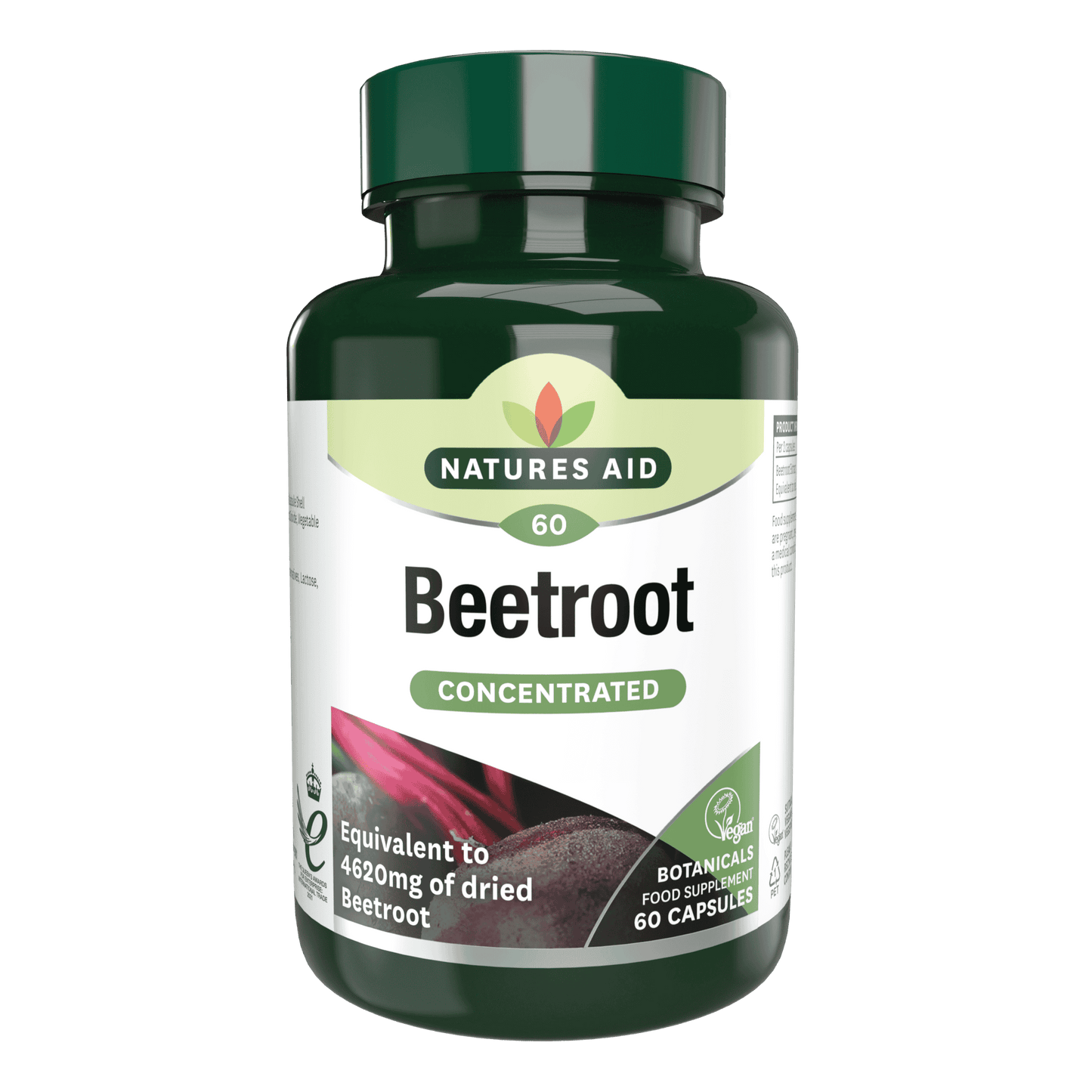 Natures Aid Beetroot Extract - 60caps