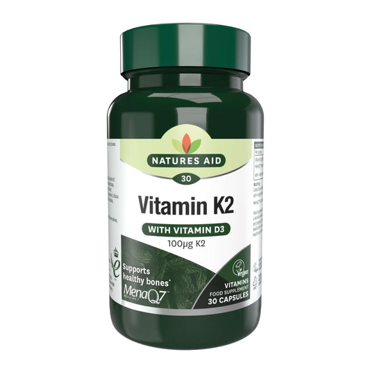 Natures Aid Vitamin K2 (MenaQ7) - 30caps