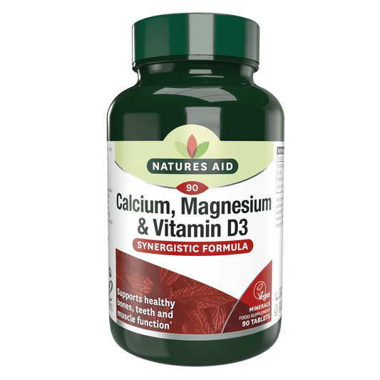 Natures Aid Calcium, Magnesium, Vit D3 - 90tabs