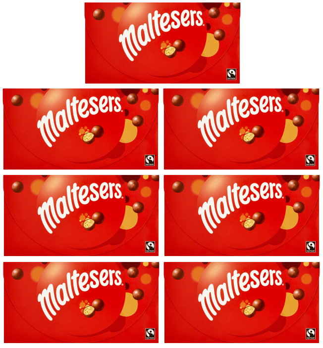 7 x Maltesers Milk Choc Large Box - 310G