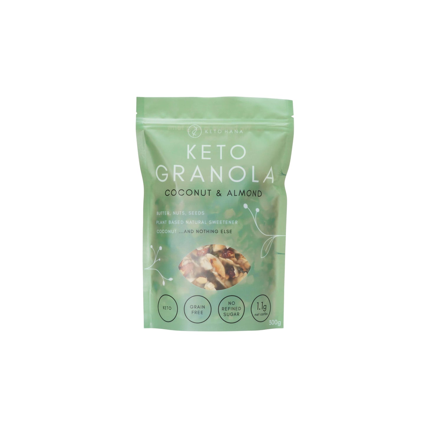 Keto Hana Coconut & Almond butter keto granola - 300g