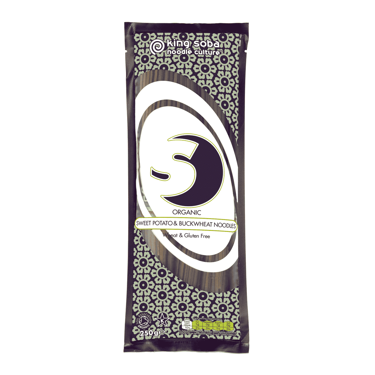 King Soba Organic Sweet Potato & Buckwheat Noodles - 250g