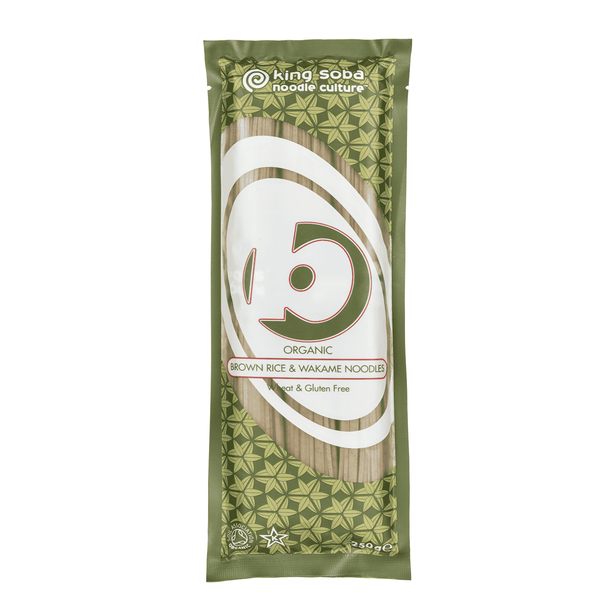 King Soba Organic Brown Rice & Wakame Noodles - 250g