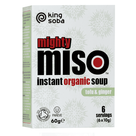 King Soba Organic Miso Soup with Tofu & Ginger - 60g