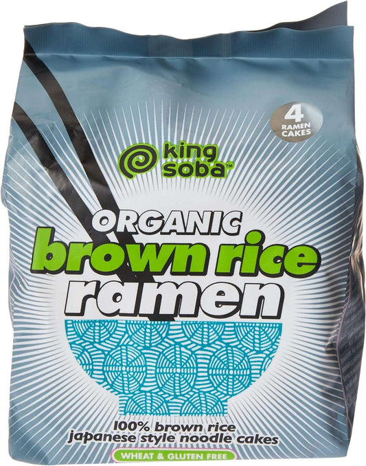 King Soba Organic Brown Rice Ramen Noodles - 280g