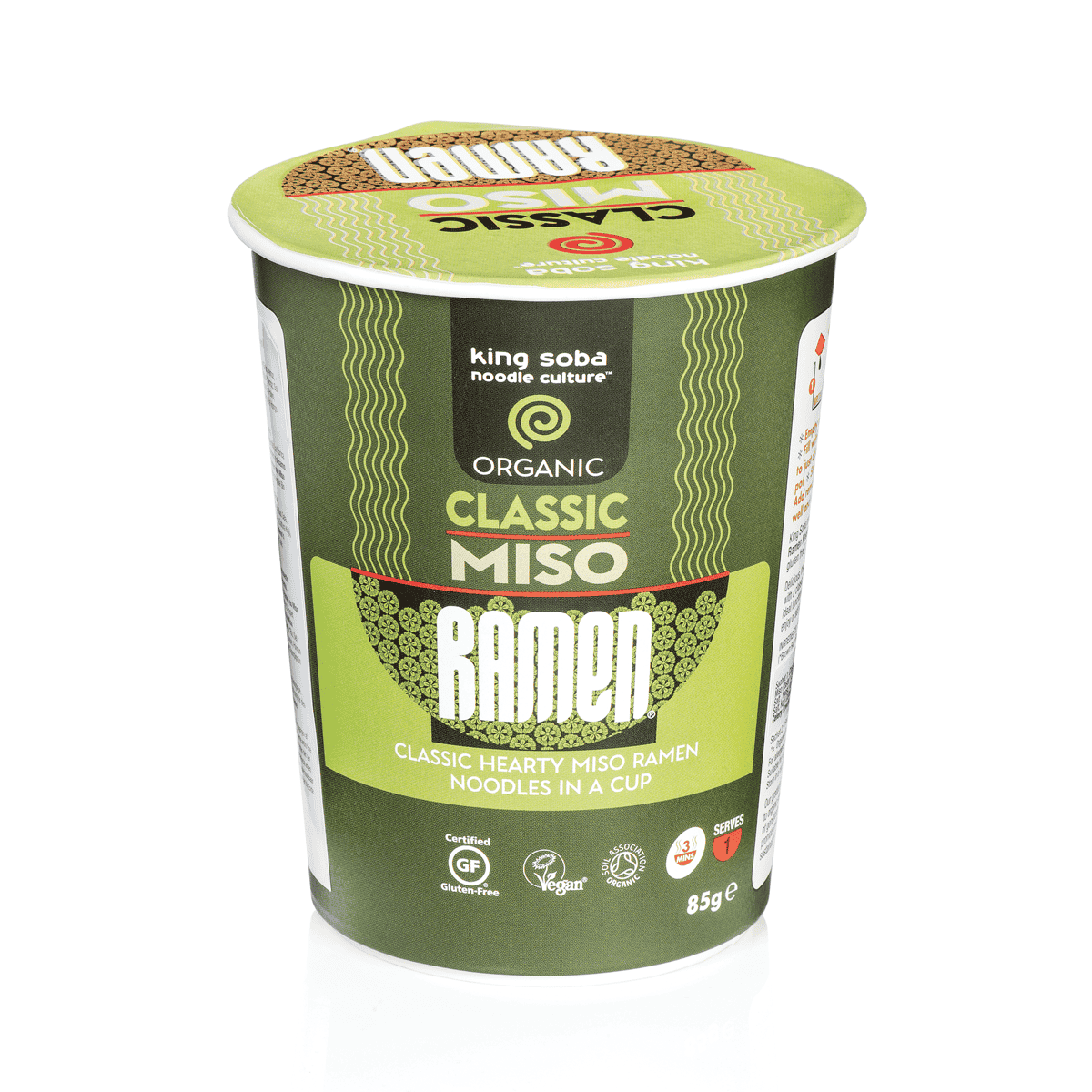 King Soba Organic Classic Miso Ramen Cup (Instant) - 85g