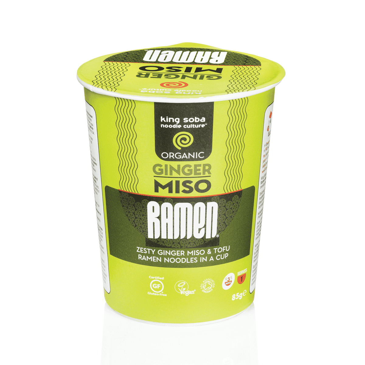 King Soba Organic Ginger Miso Ramen Cup (Instant) - 85g