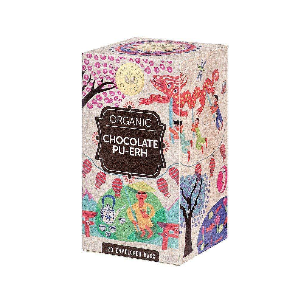 Ministry of Tea Organic Pu Erh Tea with Chocolate - 20bags