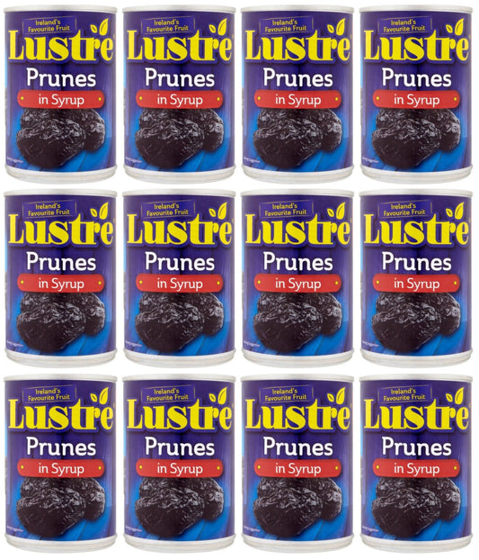 12 x Lustre Prunes In Syrup 400G