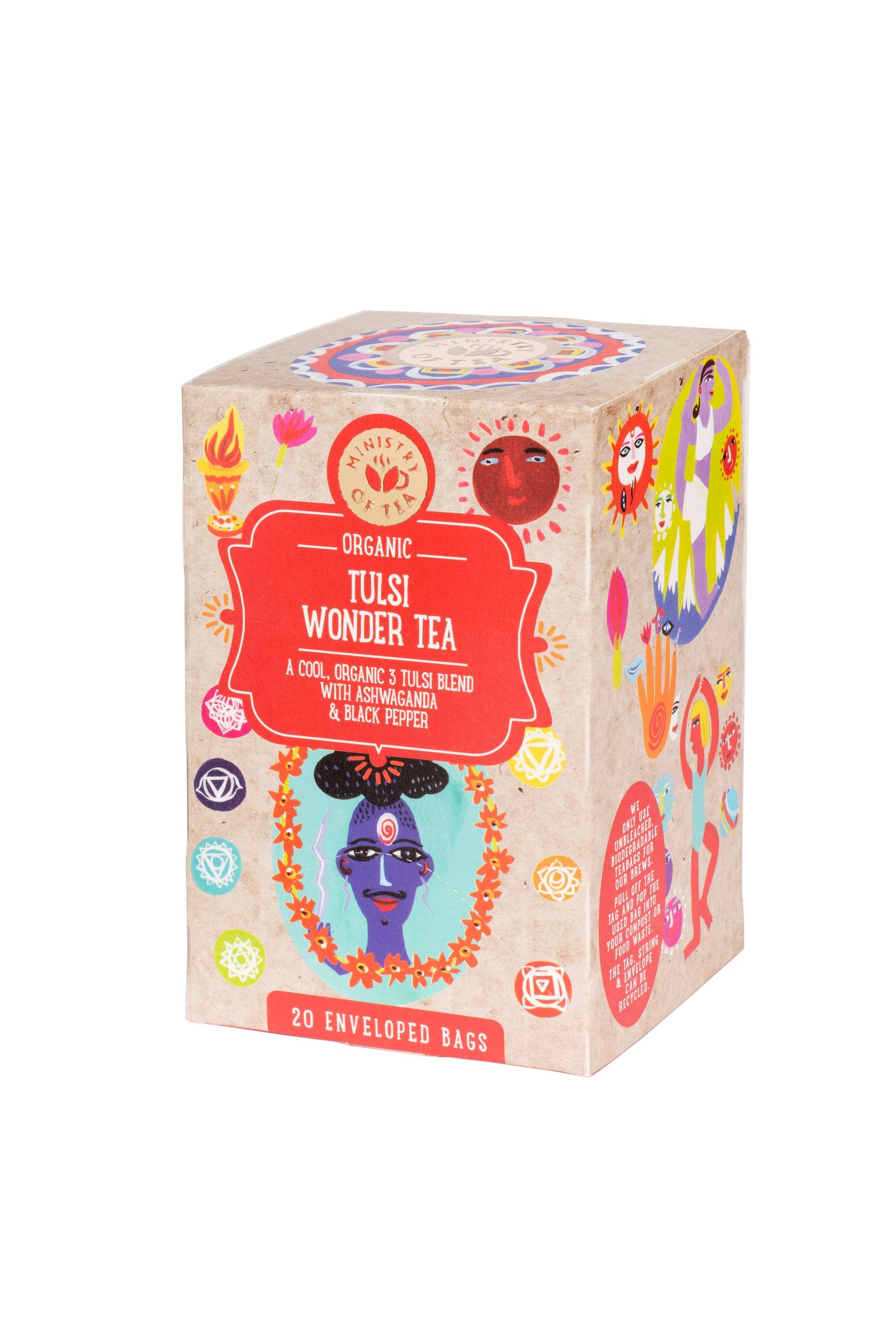 Ministry of Tea Organic Tulsi Wonder Tea  - 20bags