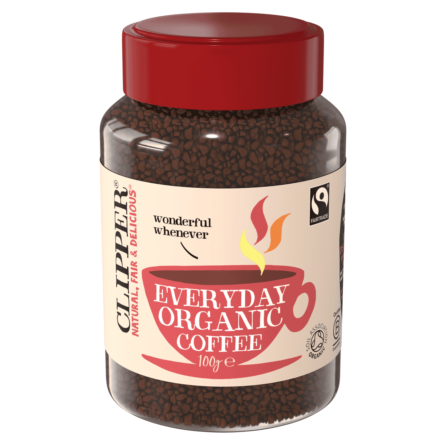 Clipper Fairtrade Everyday Organic Instant Coffee - 100g