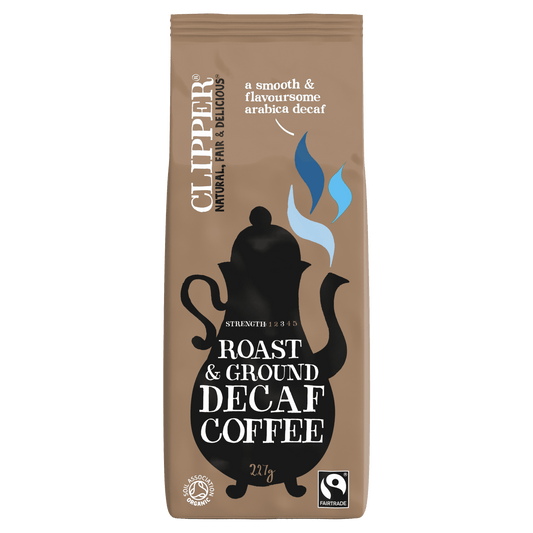 Clipper Fairtrade Organic Decaffeinated Coffee - 227g