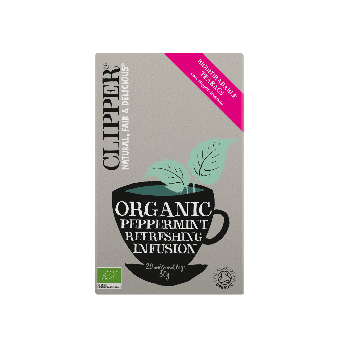 Clipper Organic Infusion Peppermint Tea Bags - 30g