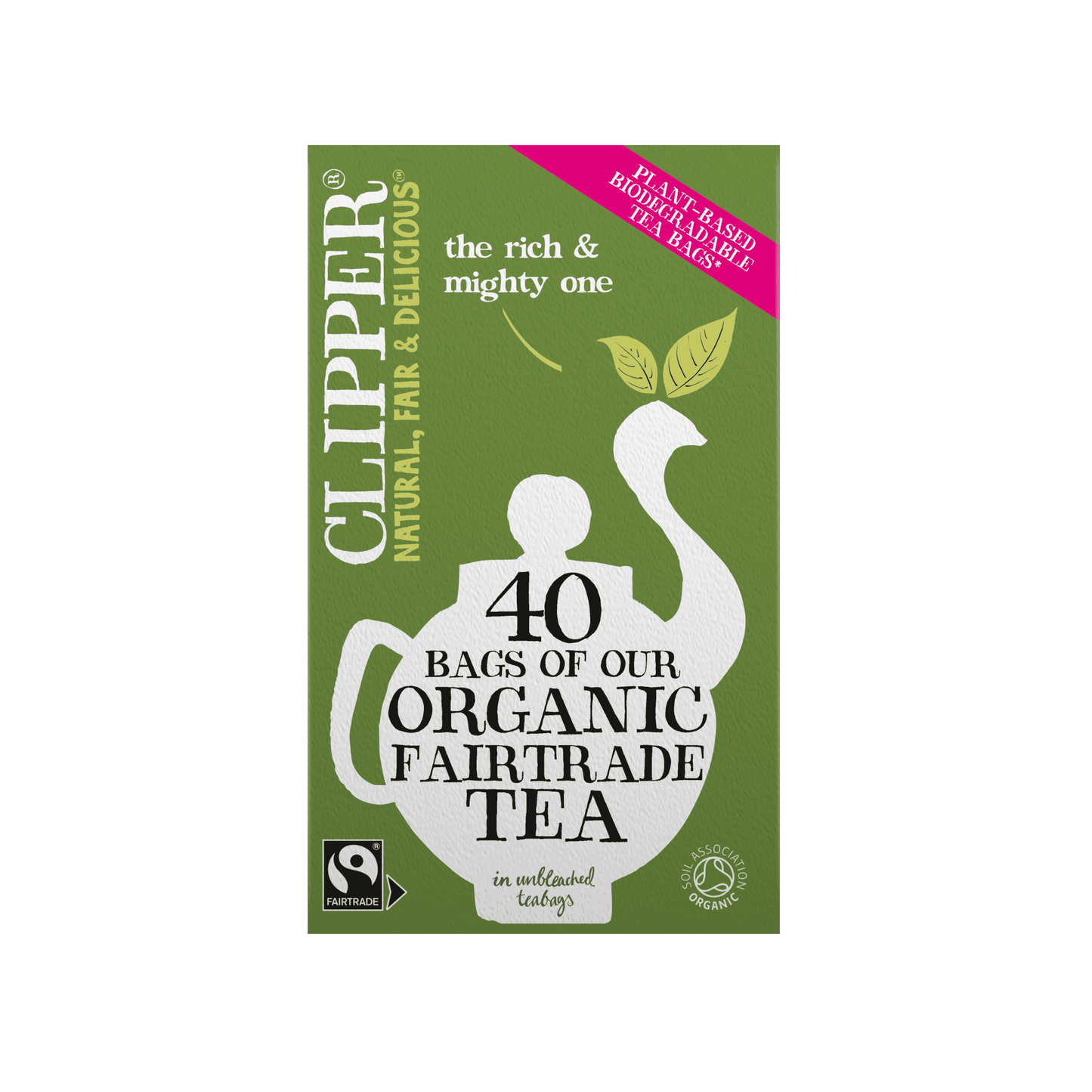 Clipper Fairtrade Organic Everyday Tea Bags - 116g