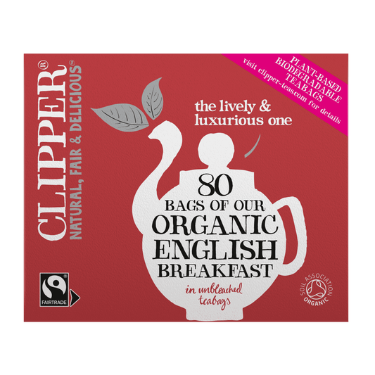 Clipper Fairtrade Org English Breakfast Tea Bags - 232g