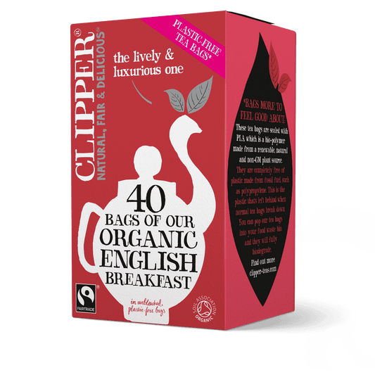 Clipper Fairtrade Org English Breakfast Tea Bags - 116g